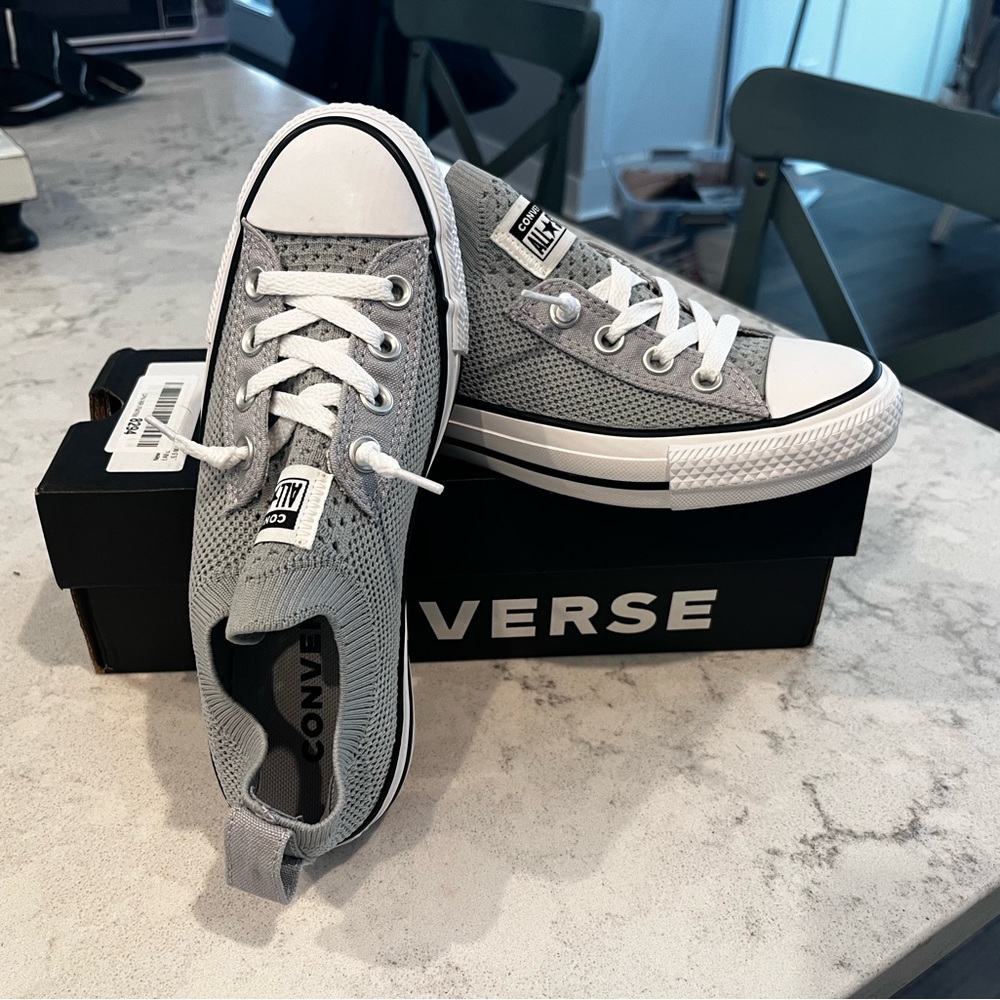 Converse Chuck Taylor Knit Shoreline in Wolf Grey - NIB